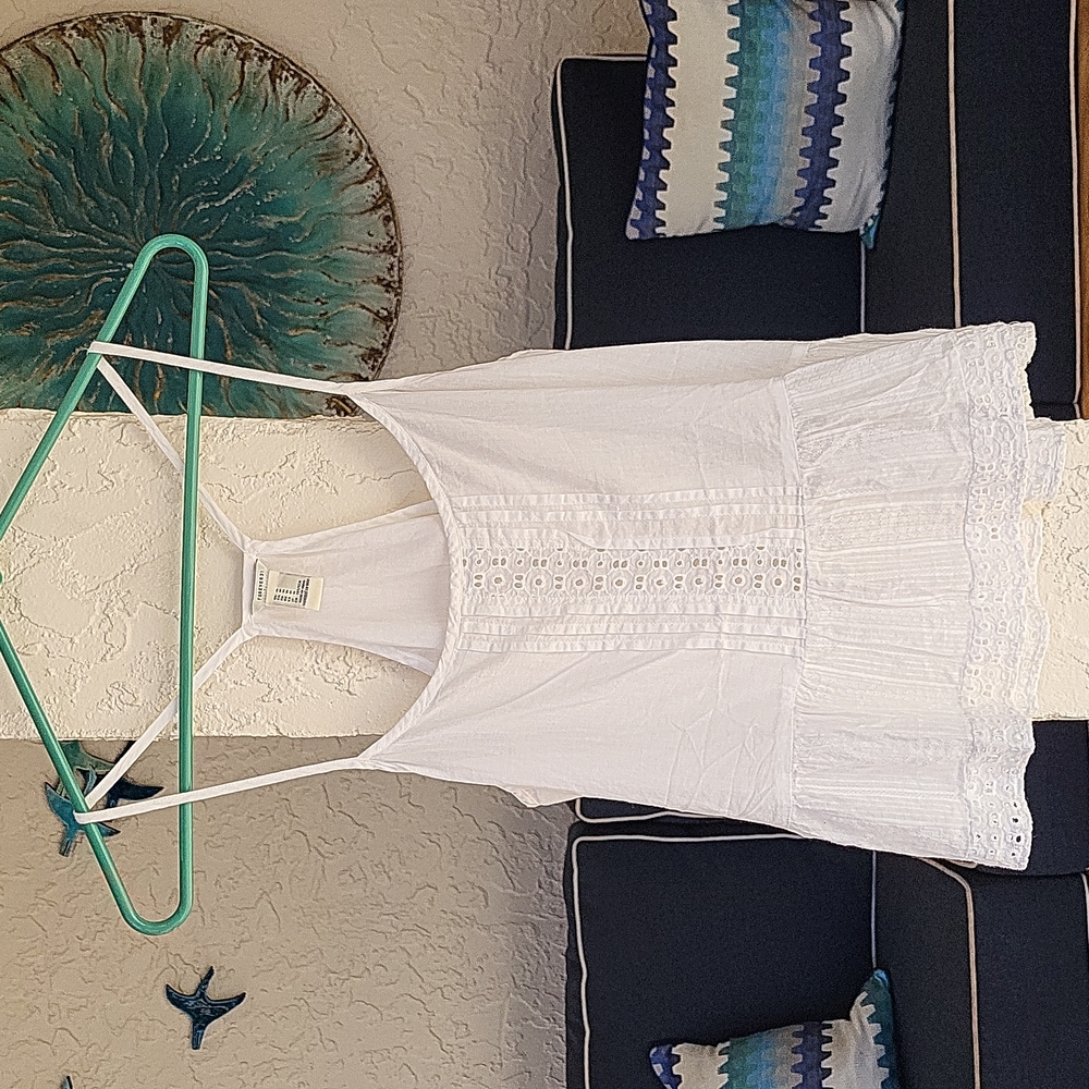 Forever 21 Peplum Eyelet Top